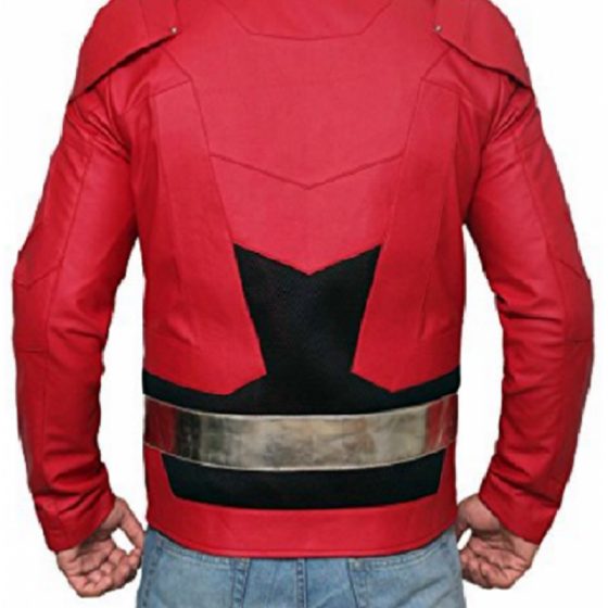 Barry Allen Season 4 Flash Leather Jacket 1