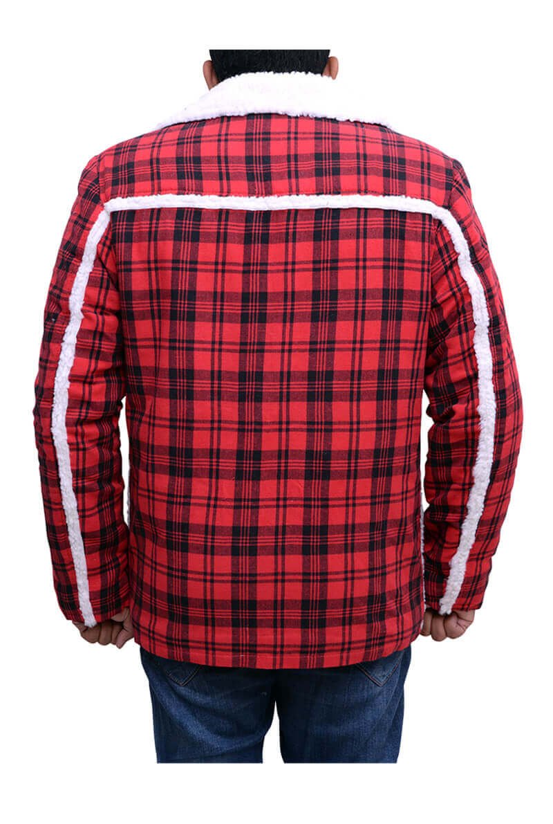 deadpool red flannel jacket