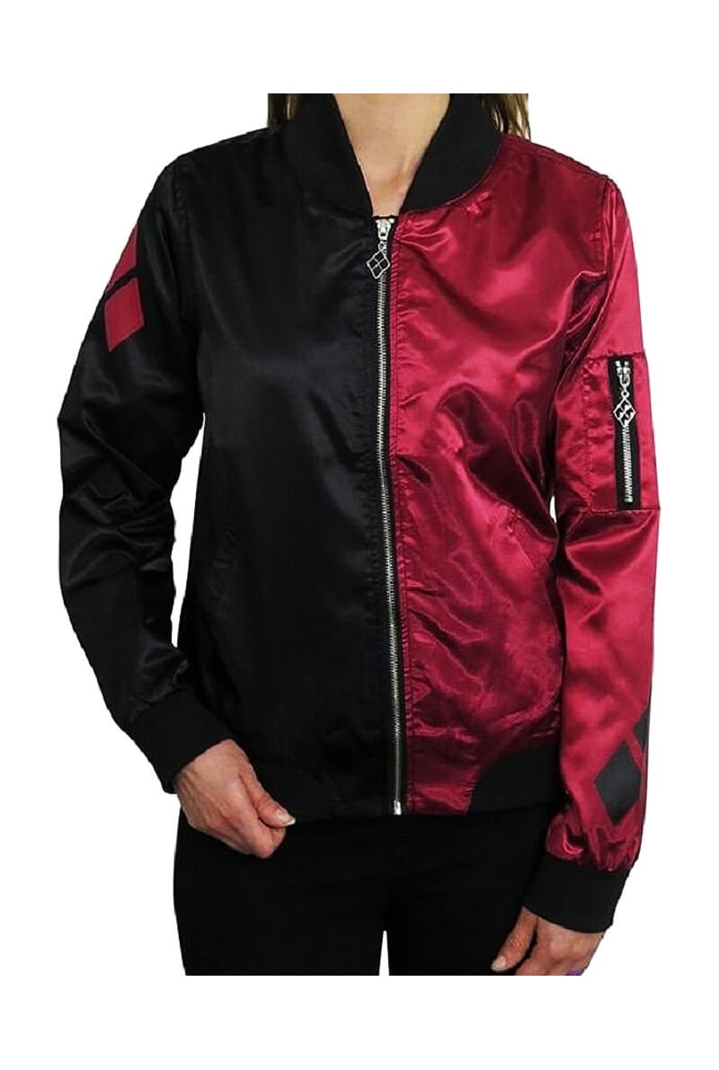 Harley Quinn Cosplay Bomber Jacket 