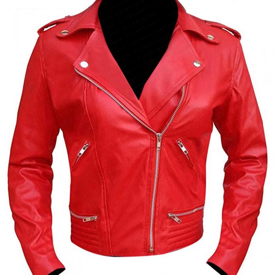 Red Southside Serpent Leather Jacket 2