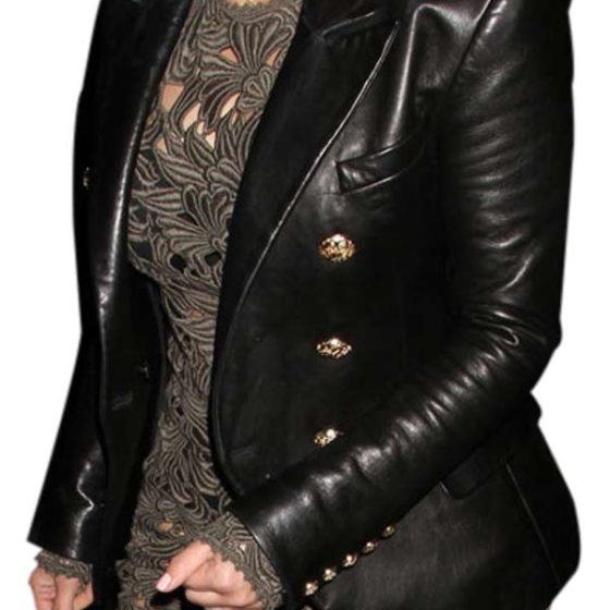 Kim Kardashian Double Breasted Blazer Jacket