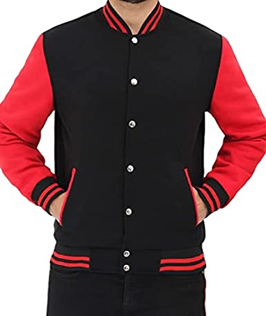 Varsity Red and Black Jacket